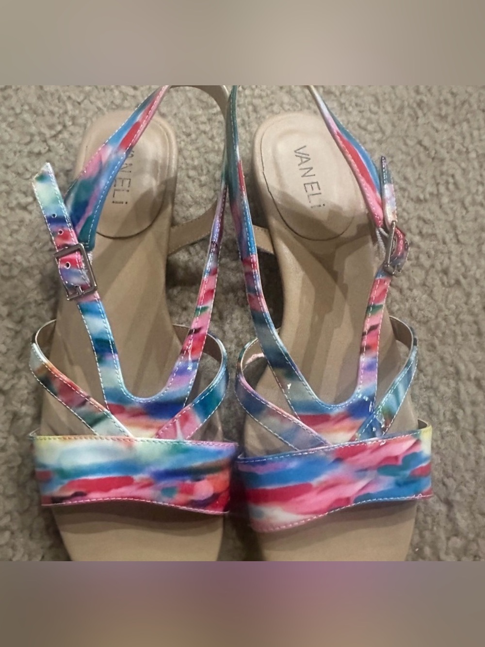 Vaneli Women’s Coastal Sandals Size 8.5